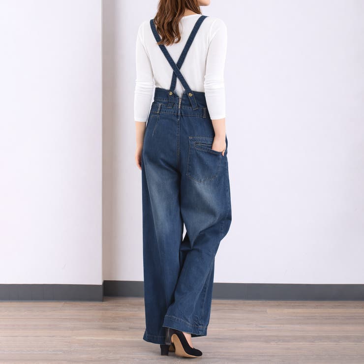 ハイウエストサス付ワイドパンツ ハイウエストデザイン オールシーズン | Felt Maglietta | 詳細画像19 