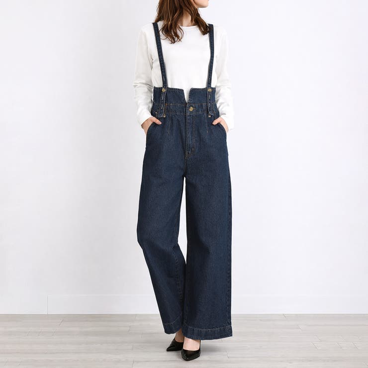 ハイウエストサス付ワイドパンツ ハイウエストデザイン オールシーズン | Felt Maglietta | 詳細画像11 