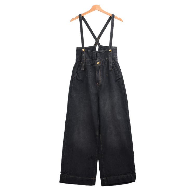 ハイウエストサス付ワイドパンツ ハイウエストデザイン オールシーズン | Felt Maglietta | 詳細画像41 