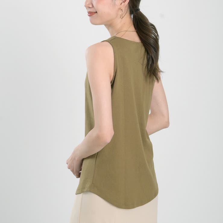 ボートネックタンクトップ ジャケット インナー | Maria Trinity | 詳細画像8 