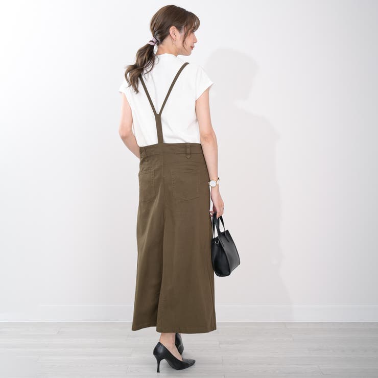 サロペットスカート リネン ツイル ロングスカート ワンピース コットン  | Maria Trinity | 詳細画像22