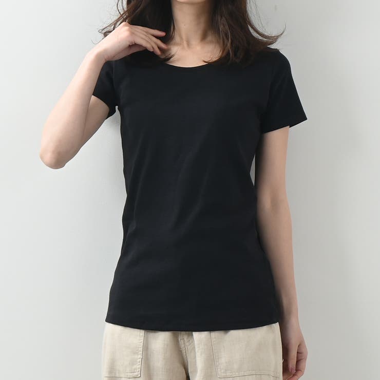 コットンフライス半袖Tシャツ 春 夏 着回し シンプル ベーシック | Maria Trinity | 詳細画像2