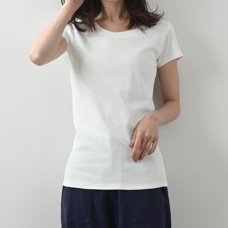 コットンフライス半袖Tシャツ 春 夏 着回し シンプル ベーシック | Maria Trinity | 詳細画像8