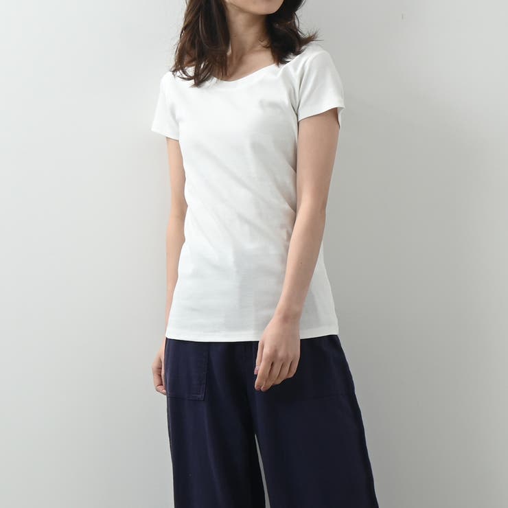 コットンフライス半袖Tシャツ 春 夏 着回し シンプル ベーシック | Maria Trinity | 詳細画像10