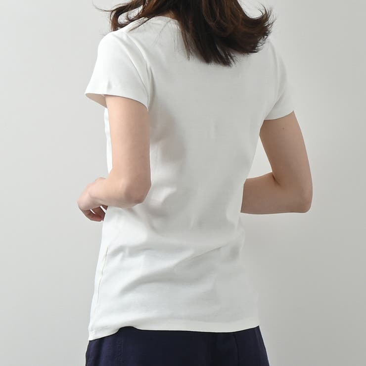 コットンフライス半袖Tシャツ 春 夏 着回し シンプル ベーシック | Maria Trinity | 詳細画像12