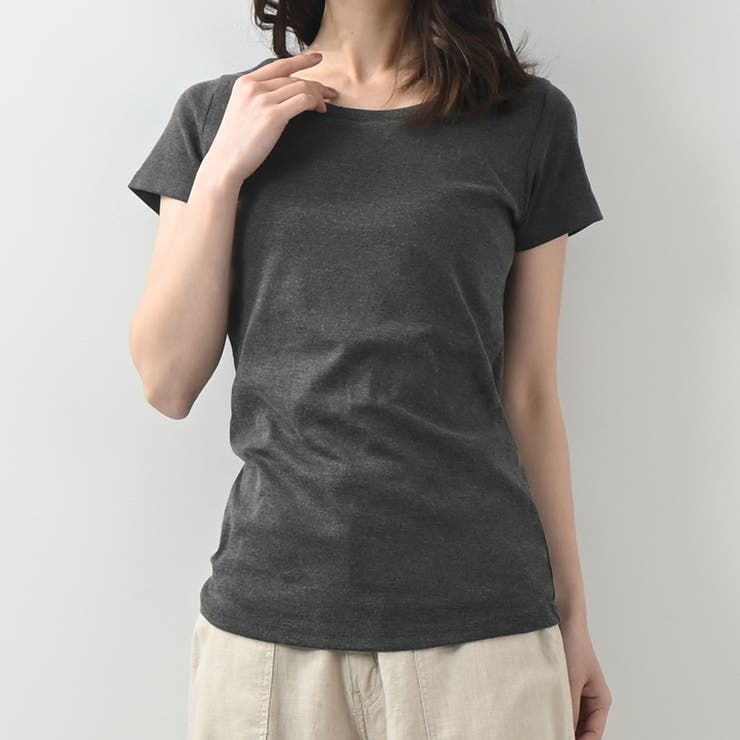 コットンフライス半袖Tシャツ 春 夏 着回し シンプル ベーシック | Maria Trinity | 詳細画像15