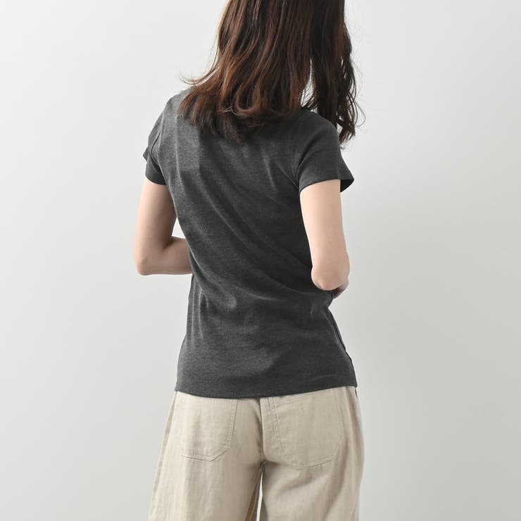 コットンフライス半袖Tシャツ 春 夏 着回し シンプル ベーシック | Maria Trinity | 詳細画像18