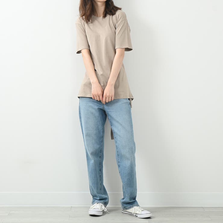 バックフレアーカットソー コットン100 チュニック フェミニン リボン | Maria Trinity | 詳細画像13