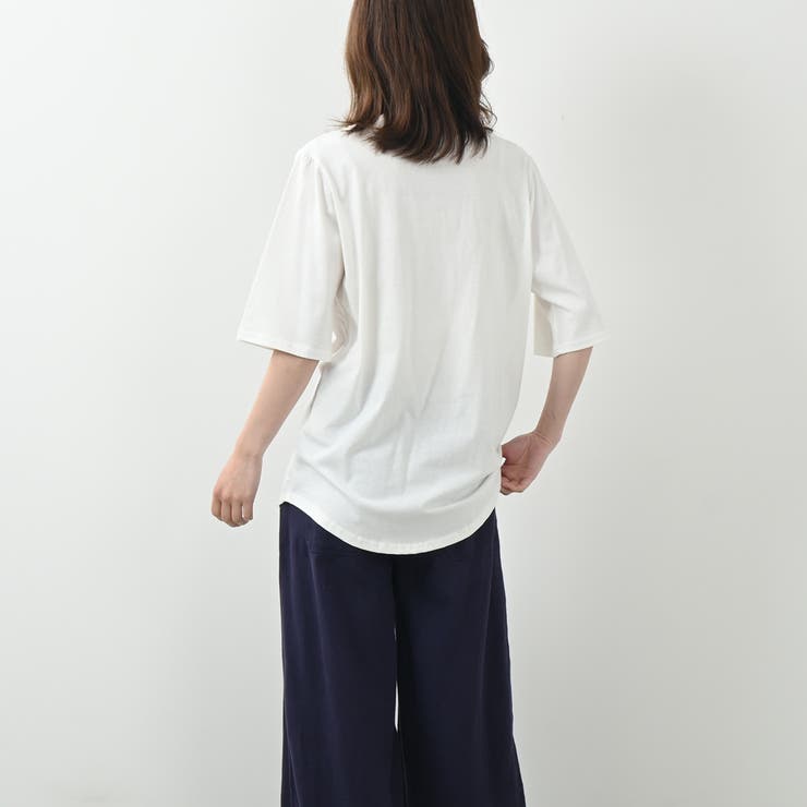 プチハイネックTee 絶妙袖丈 すっきり上品 | Maria Trinity | 詳細画像4 
