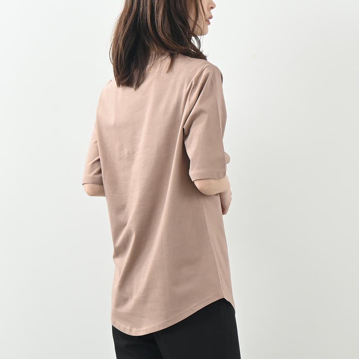 プチハイネックTee 絶妙袖丈 すっきり上品 | Maria Trinity | 詳細画像17 