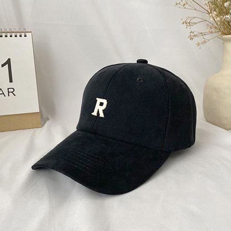 ブラック | Rロゴキャップ 英文字 アルファベット | Felt Maglietta