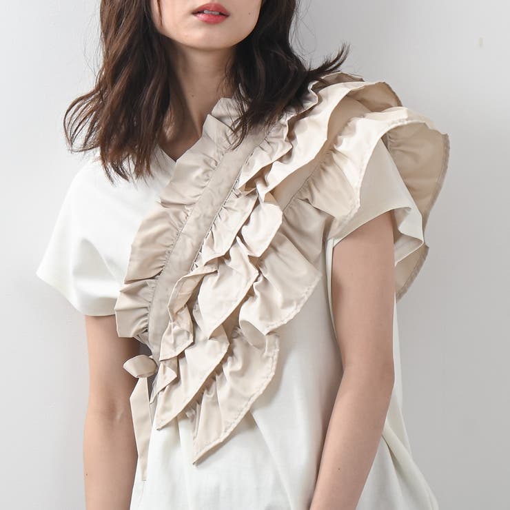 マルチwayフリル 4way つけ襟[品番：FM000006371]｜Felt