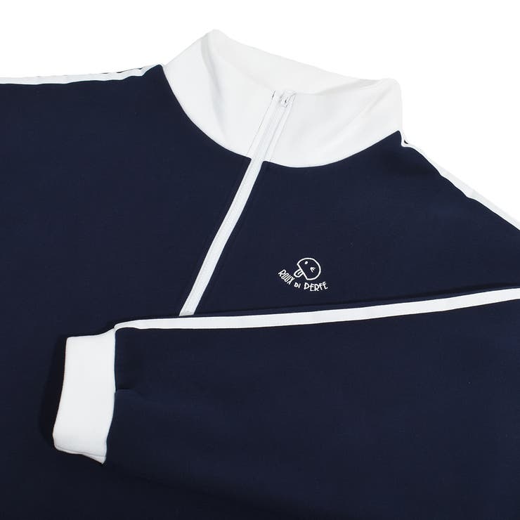 裏起毛ハーフジッププルオーバー トレーナー ビッグシルエット | Felt Maglietta | 詳細画像16 