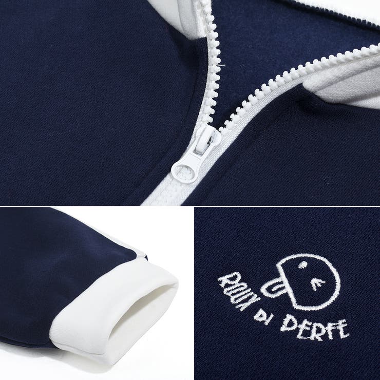 裏起毛ハーフジッププルオーバー トレーナー ビッグシルエット | Felt Maglietta | 詳細画像22 