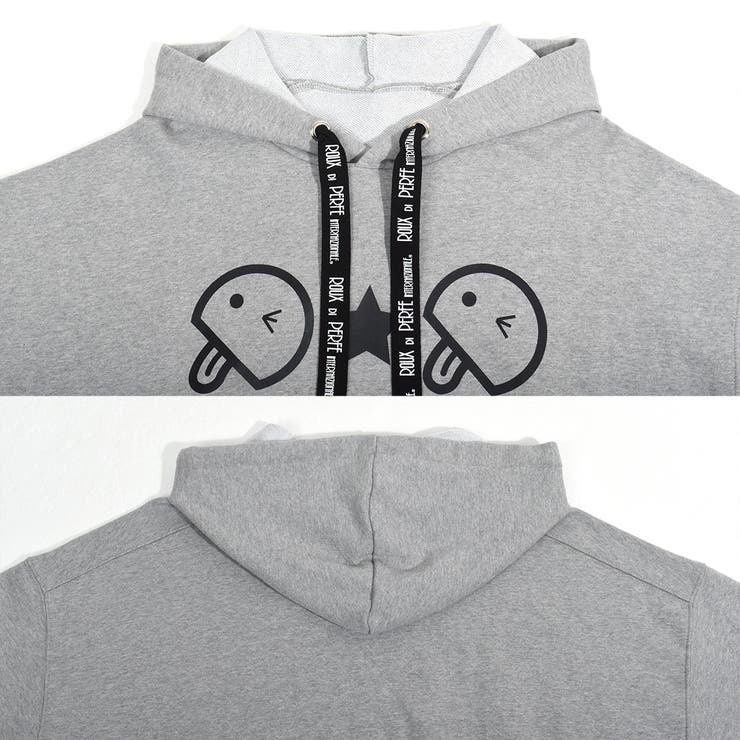 フロントベーマークロゴ紐フードパーカー ビッグシルエット プルオーバー | Felt Maglietta | 詳細画像13 