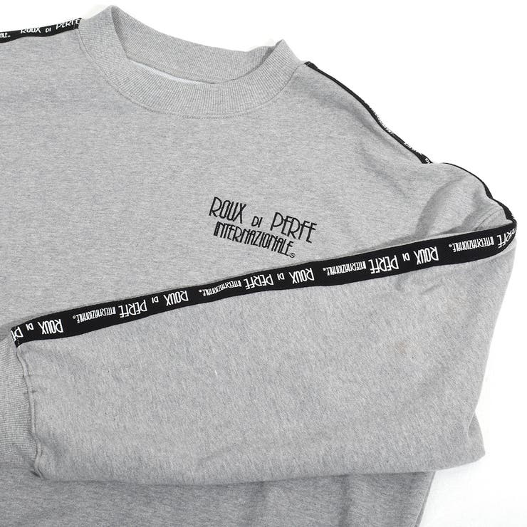 袖ロゴライントレーナー ビッグシルエット スウェット | Felt Maglietta | 詳細画像14 