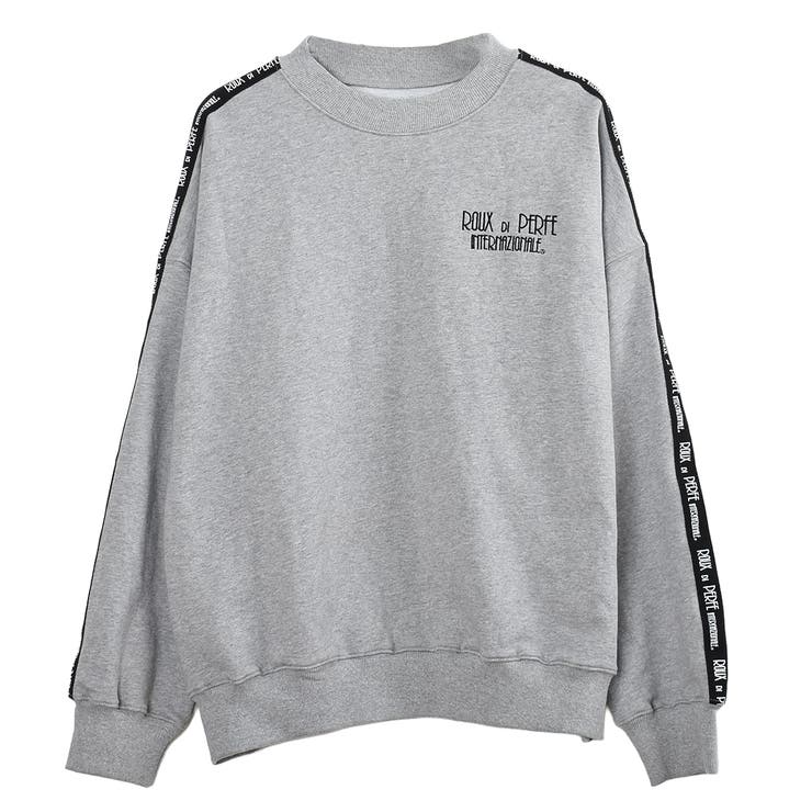 袖ロゴライントレーナー ビッグシルエット スウェット | Felt Maglietta | 詳細画像11 