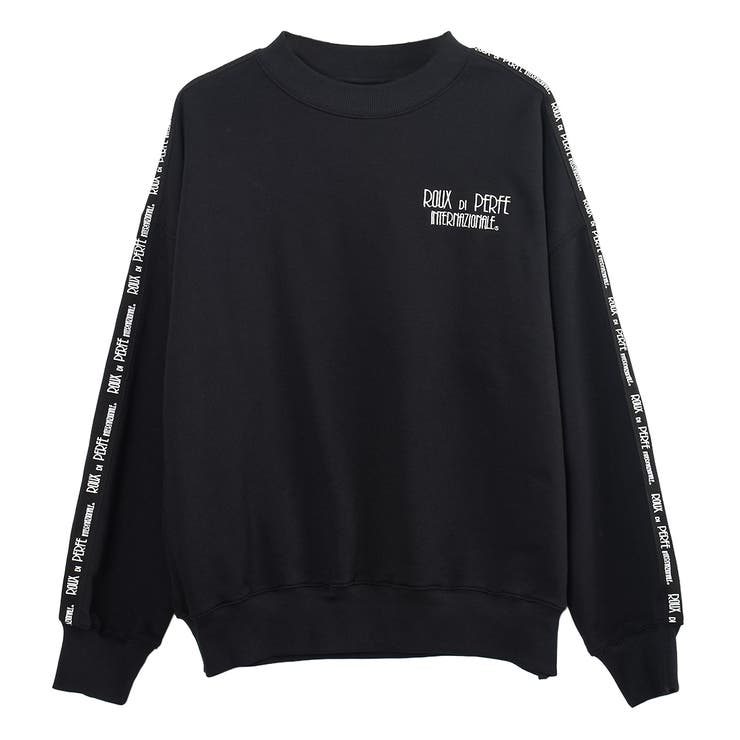 袖ロゴライントレーナー ビッグシルエット スウェット | Felt Maglietta | 詳細画像12 