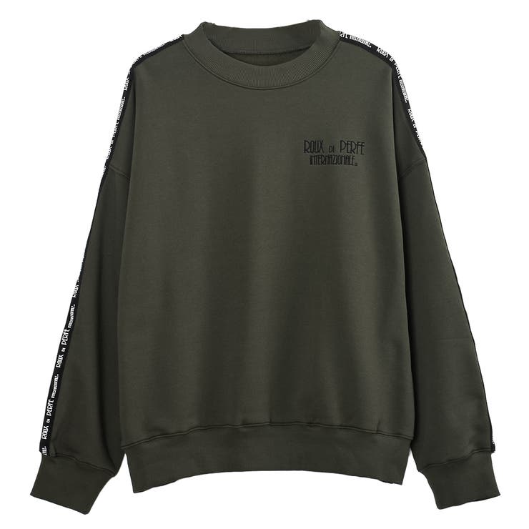 袖ロゴライントレーナー ビッグシルエット スウェット | Felt Maglietta | 詳細画像13 