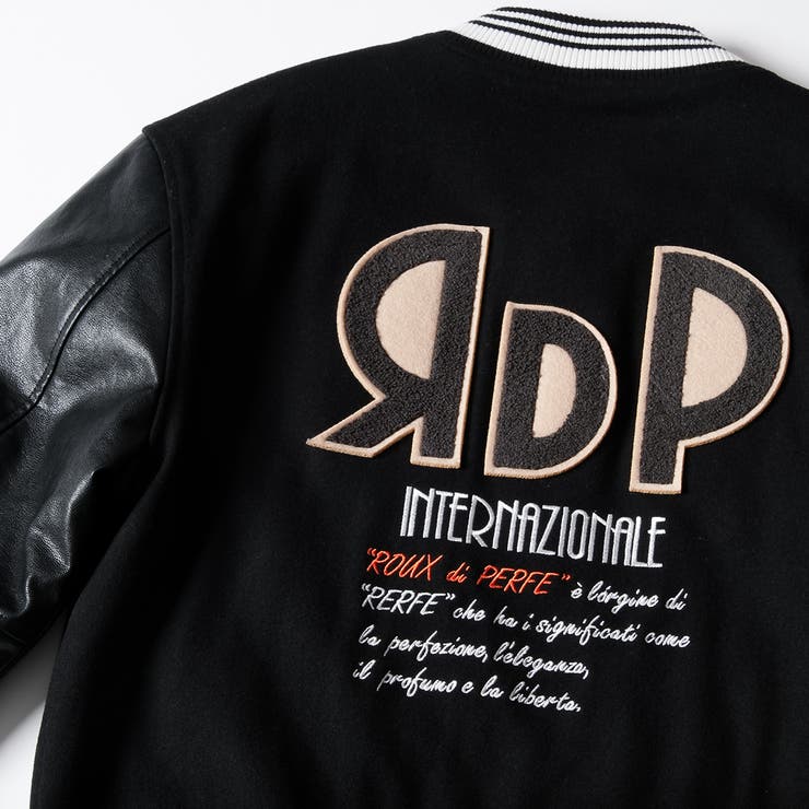 ベーマークワッペンスタジャン ウール×フェイクレザー スタジアムジャケット | Felt Maglietta | 詳細画像27 