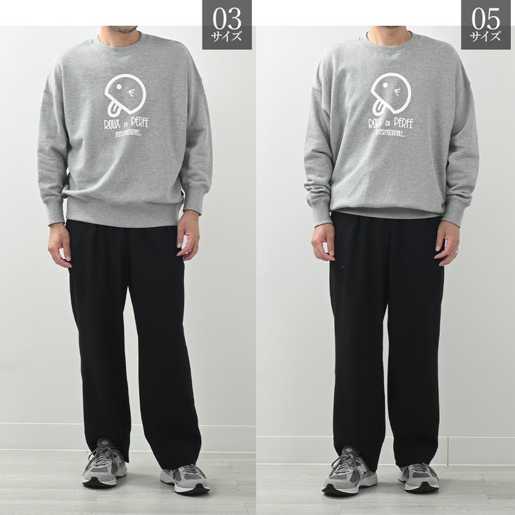 ベーマークベーシックトレーナーフロントプリント MADE IN | Felt Maglietta | 詳細画像8 