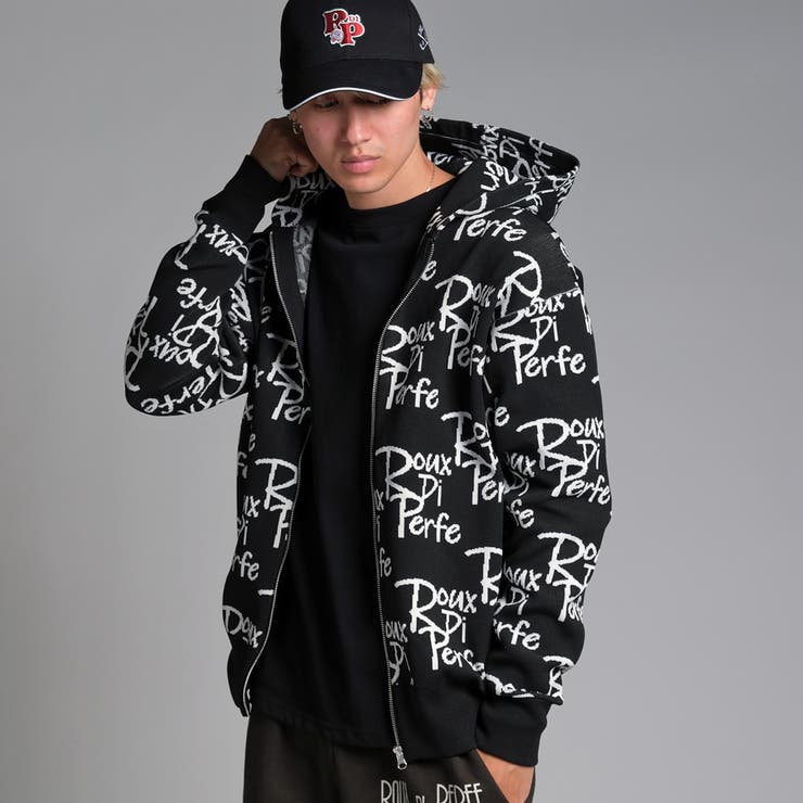 ブラック | [ROUX DI PERFE | Felt Maglietta