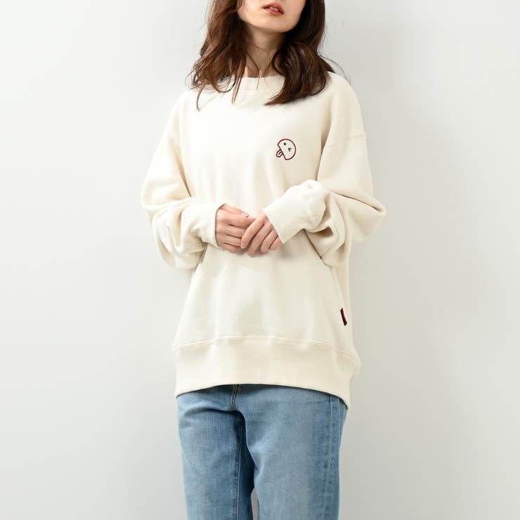 立体ロゴ刺繍トレーナー ビッグシルエット トレーナー | Felt Maglietta | 詳細画像17 