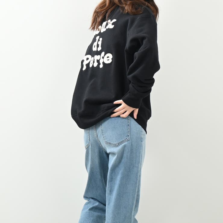 立体ロゴ刺繍トレーナー ビッグシルエット トレーナー | Felt Maglietta | 詳細画像12 