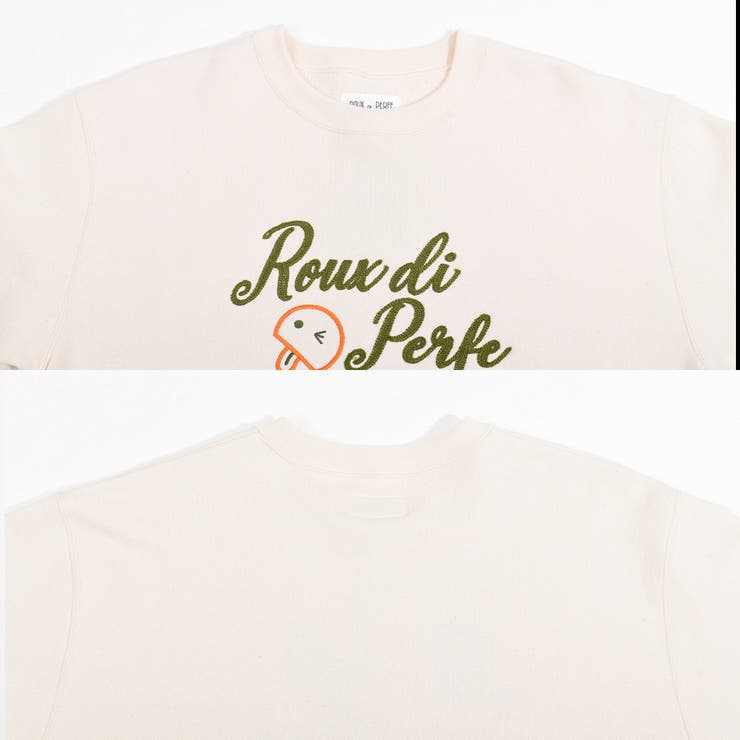 チェーン刺繍入り裏起毛トレーナー ビッグシルエット トレーナー | Felt Maglietta | 詳細画像28 