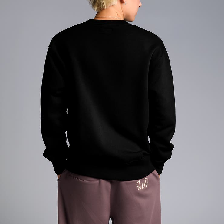 チェーン刺繍入り裏起毛トレーナー ビッグシルエット トレーナー | Felt Maglietta | 詳細画像5 