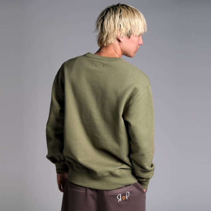 チェーン刺繍入り裏起毛トレーナー ビッグシルエット トレーナー | Felt Maglietta | 詳細画像7 