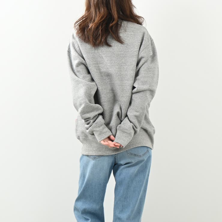 チェーン刺繍入り裏起毛トレーナー ビッグシルエット トレーナー | Felt Maglietta | 詳細画像19 