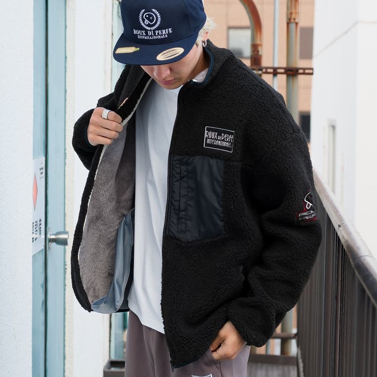 ブラック | [ROUX DI PERFE | Felt Maglietta