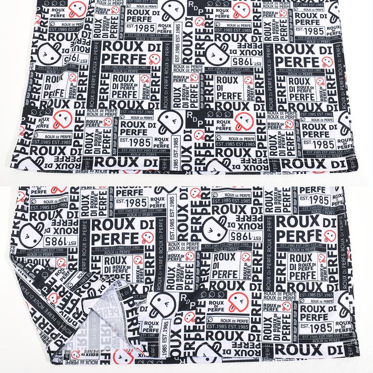 日本製 総柄モックネックＴシャツ プチネック | Felt Maglietta | 詳細画像3 