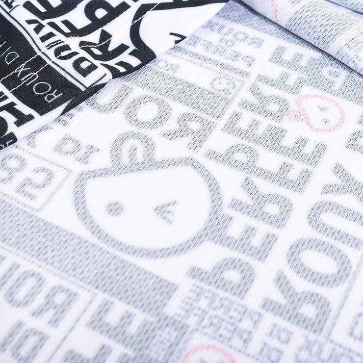 日本製 総柄モックネックＴシャツ プチネック | Felt Maglietta | 詳細画像5 