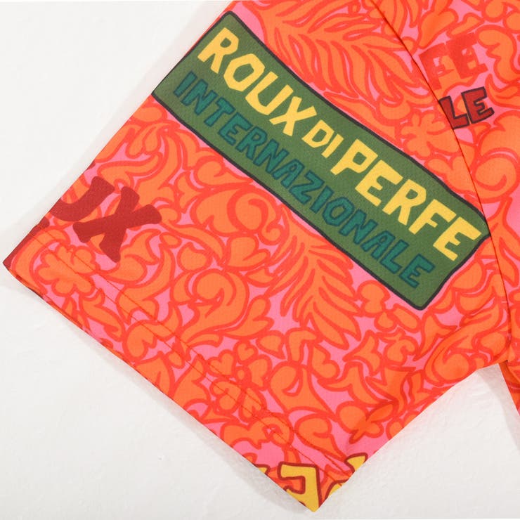 日本製 総柄モックネックＴシャツ プチネック | Felt Maglietta | 詳細画像9 