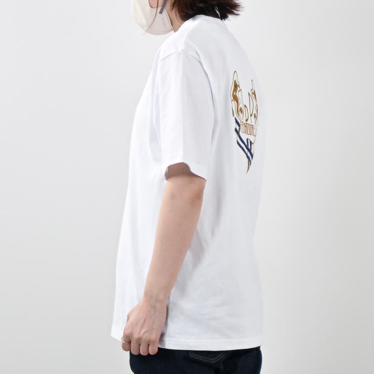 ゴールド刺繍Tシャツ バックロゴ 夏服 | Felt Maglietta | 詳細画像3 