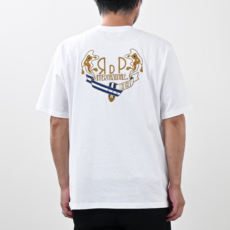 ゴールド刺繍Tシャツ バックロゴ 夏服 | Felt Maglietta | 詳細画像4 