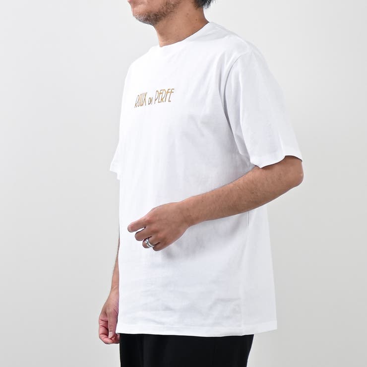 ゴールド刺繍Tシャツ バックロゴ 夏服 | Felt Maglietta | 詳細画像6 