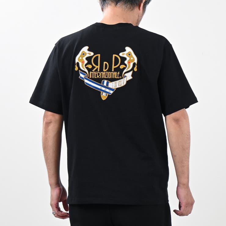 ゴールド刺繍Tシャツ バックロゴ 夏服 | Felt Maglietta | 詳細画像9 