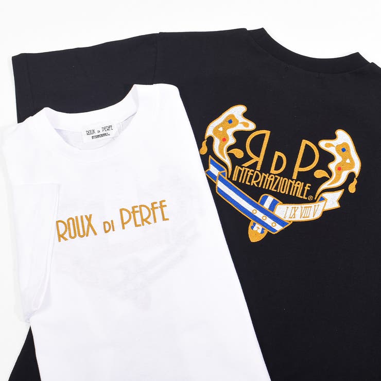 ゴールド刺繍Tシャツ バックロゴ 夏服 | Felt Maglietta | 詳細画像23 