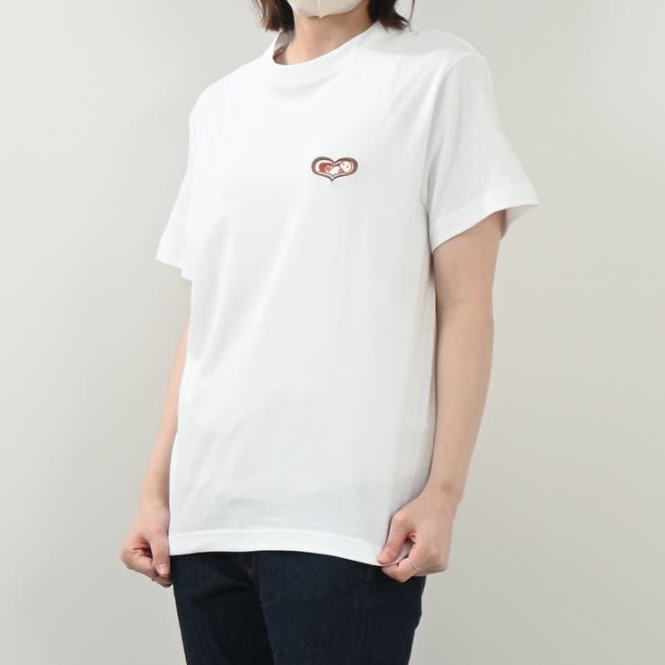 ハートRDP＆べーちゃん刺繍Ｔシャツ ユニセックス カジュアル | Felt Maglietta | 詳細画像2 