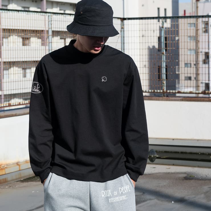 [ROUXDI PERFE ルゥディパフィー]ベーマーク刺繍モックネックトップス | Felt Maglietta | 詳細画像2 