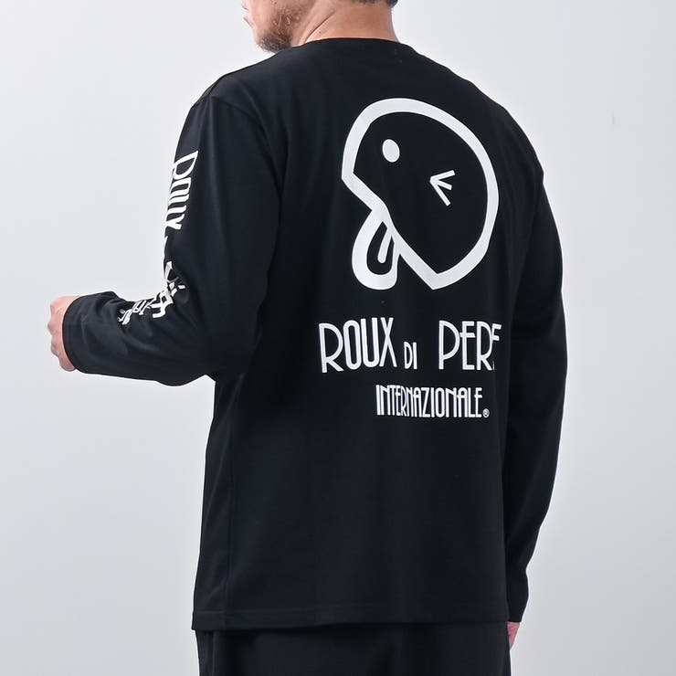 袖ロゴ×ベーマークプリントロンT ロングTシャツ ロンT | Felt Maglietta | 詳細画像9 