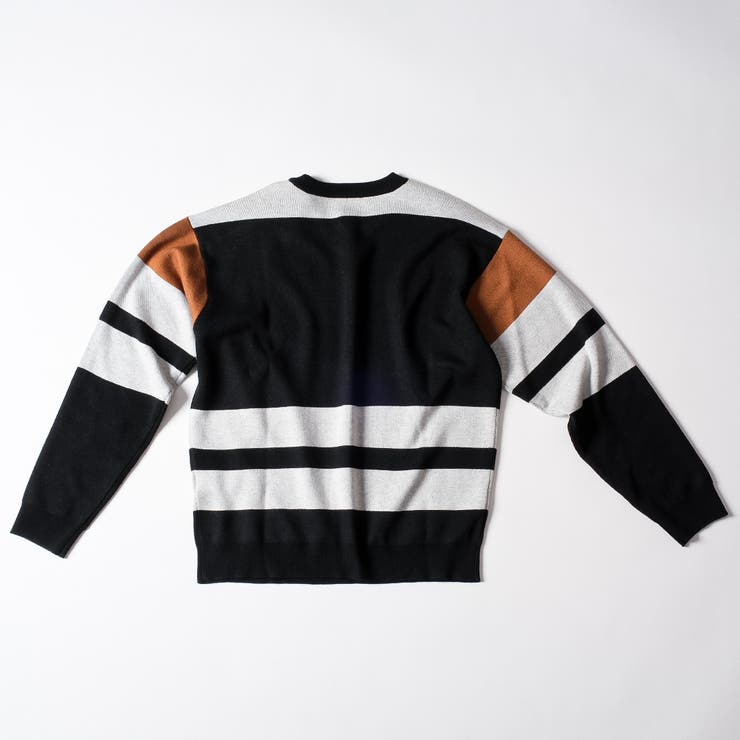 カラーブロック復刻デザインニット セーター RDPロゴ | Felt Maglietta | 詳細画像15 