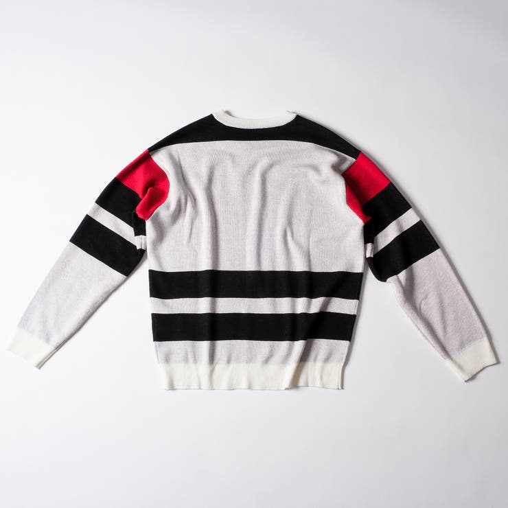 カラーブロック復刻デザインニット セーター RDPロゴ | Felt Maglietta | 詳細画像17 