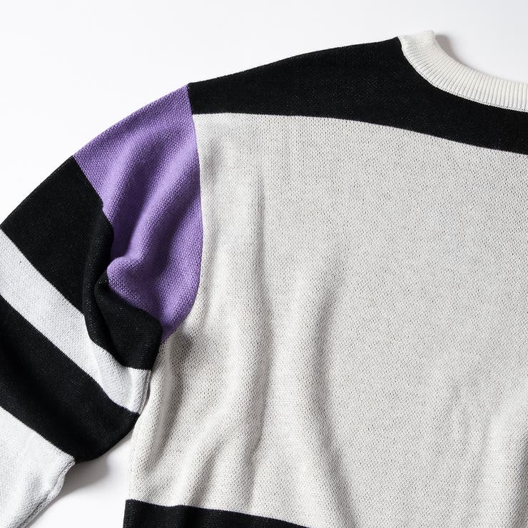 カラーブロック復刻デザインニット セーター RDPロゴ | Felt Maglietta | 詳細画像27 