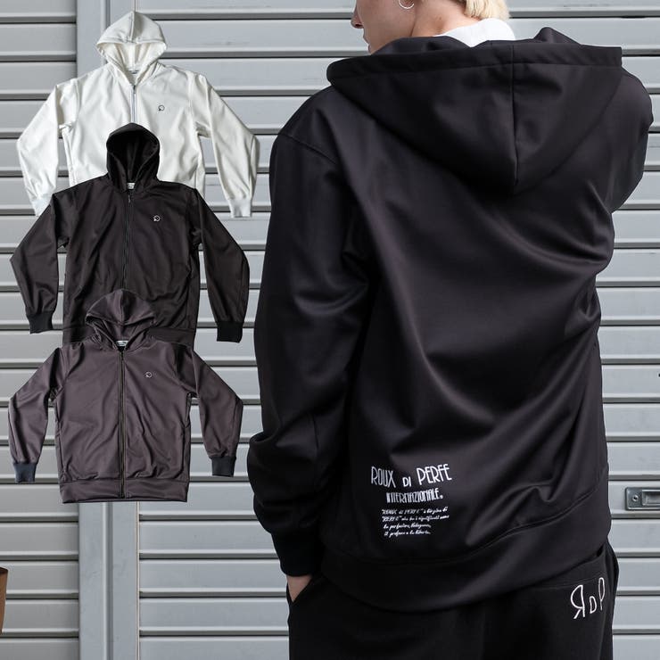 [ROUXDI PERFE ルゥディパフィー]裏フリース3LAYERロゴ刺繍パー… | Felt Maglietta | 詳細画像1 