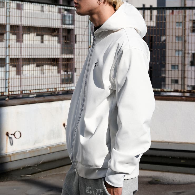 [ROUXDI PERFE ルゥディパフィー]裏フリース3LAYERロゴ刺繍パー… | Felt Maglietta | 詳細画像8 