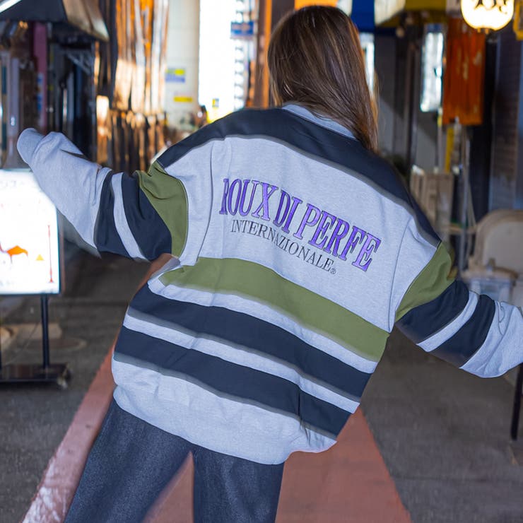 復刻刺繍ロゴトレーナー ビッグシルエット スウェット | Felt Maglietta | 詳細画像6 